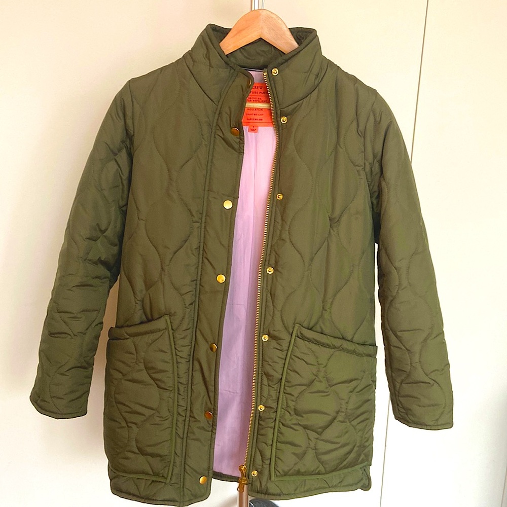 J.Crew Signature Quilted Cocoon Puffer Coat